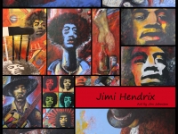 Nr 04. Affisch/Poster med Jimi Hendrix