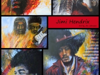 Nr 03. Affisch/Poster med Jimi Hendrix